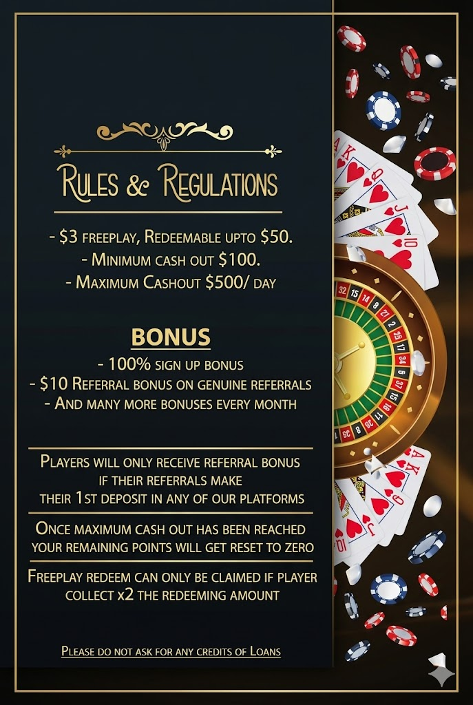 Rules and Regulations Poster